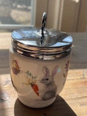 Royal Worcester Egg Coddler . Skippity Tail Collection Porcelain